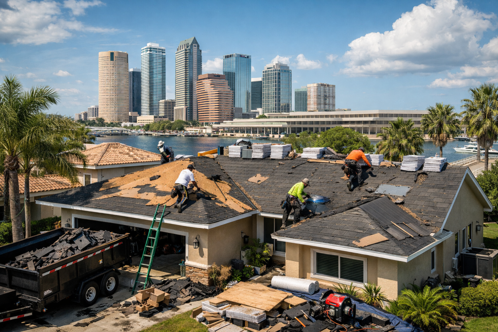 Average Cost of a Roof Replacement in Tampa Florida in 2026