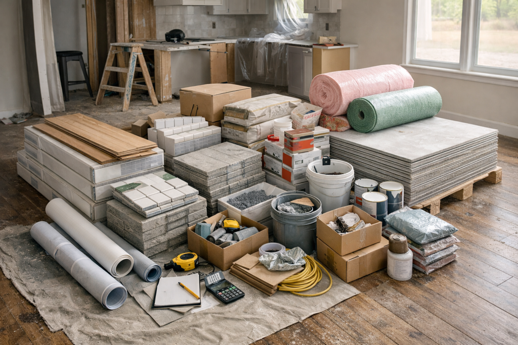 How Much Extra Material Should You Order for a Home Renovation